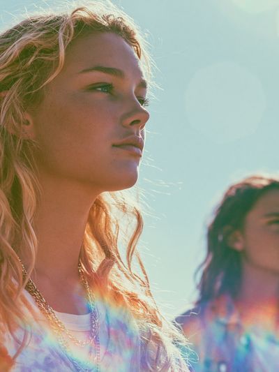 Sunlit Portrait Photography Poster. poster