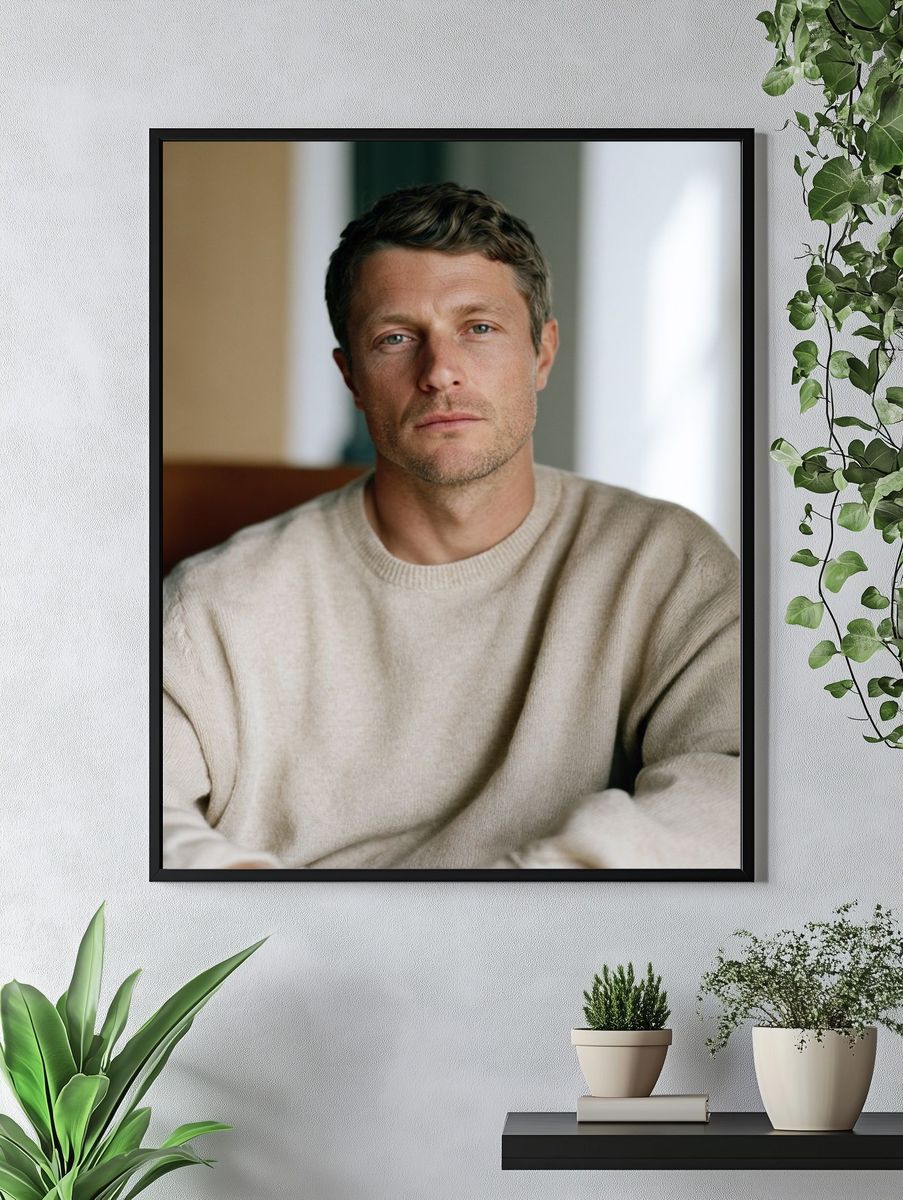 Neutral Portrait Photography Poster. — room view 4