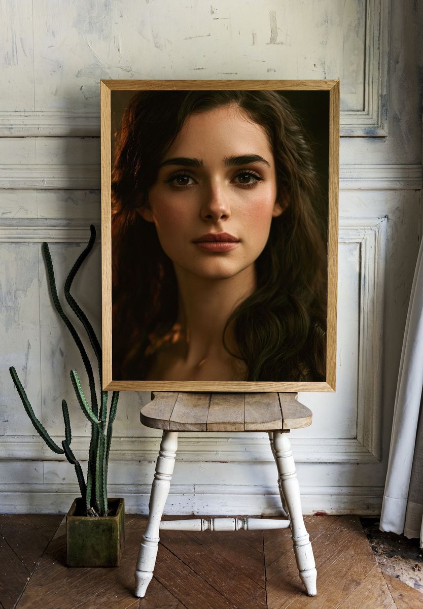 Moody Portrait Photography Poster. room preview