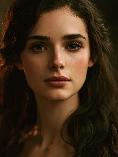 Moody Portrait Photography Poster. poster