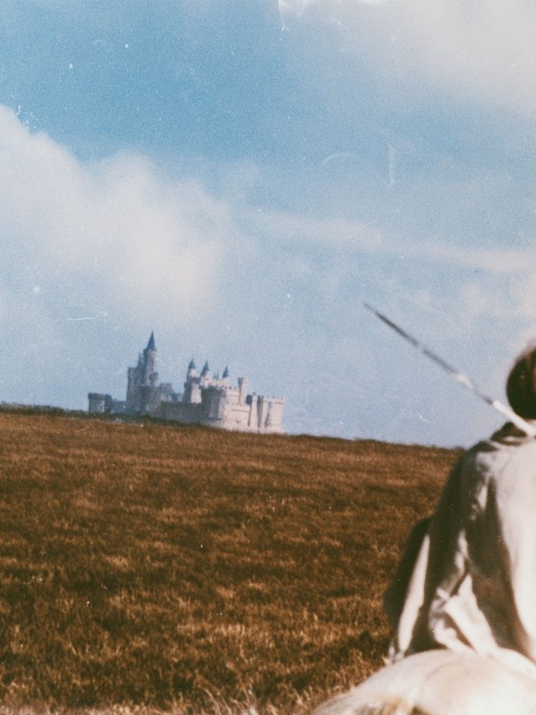 Castle Field Scene Photography Poster. poster — photography art