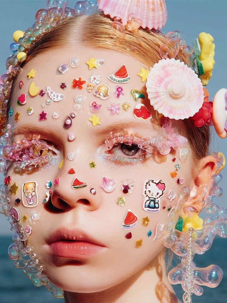 Candy-Sea Portrait Photography Poster. poster detail