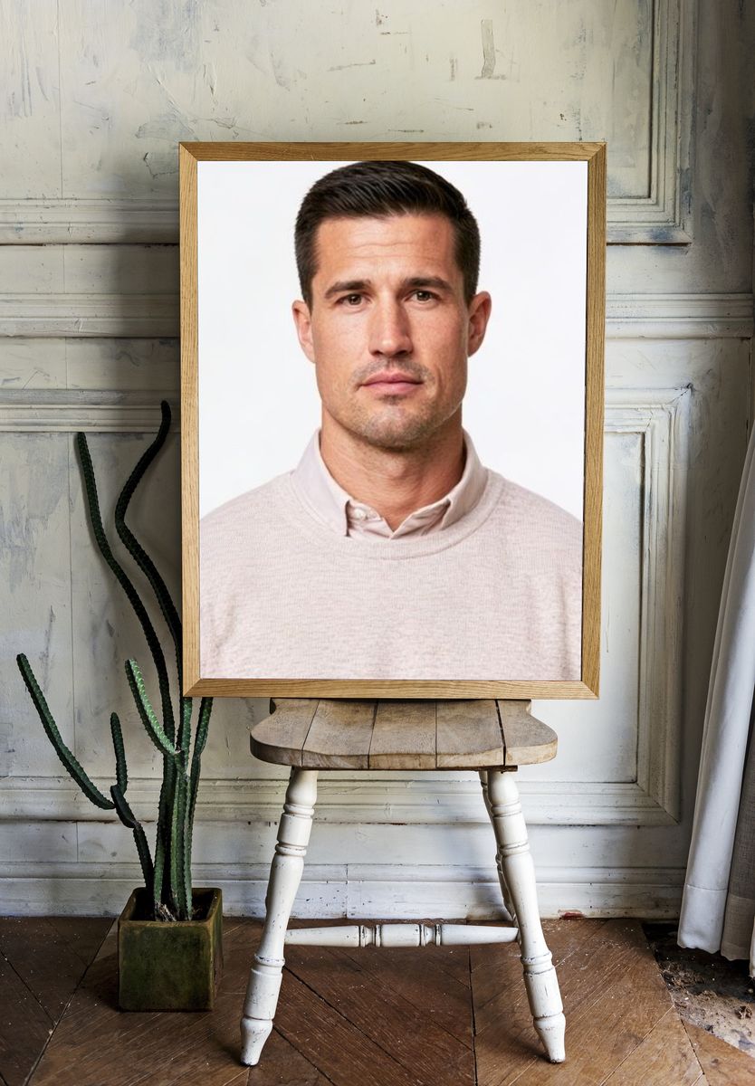 Studio Portrait Photography Poster. — room view 1