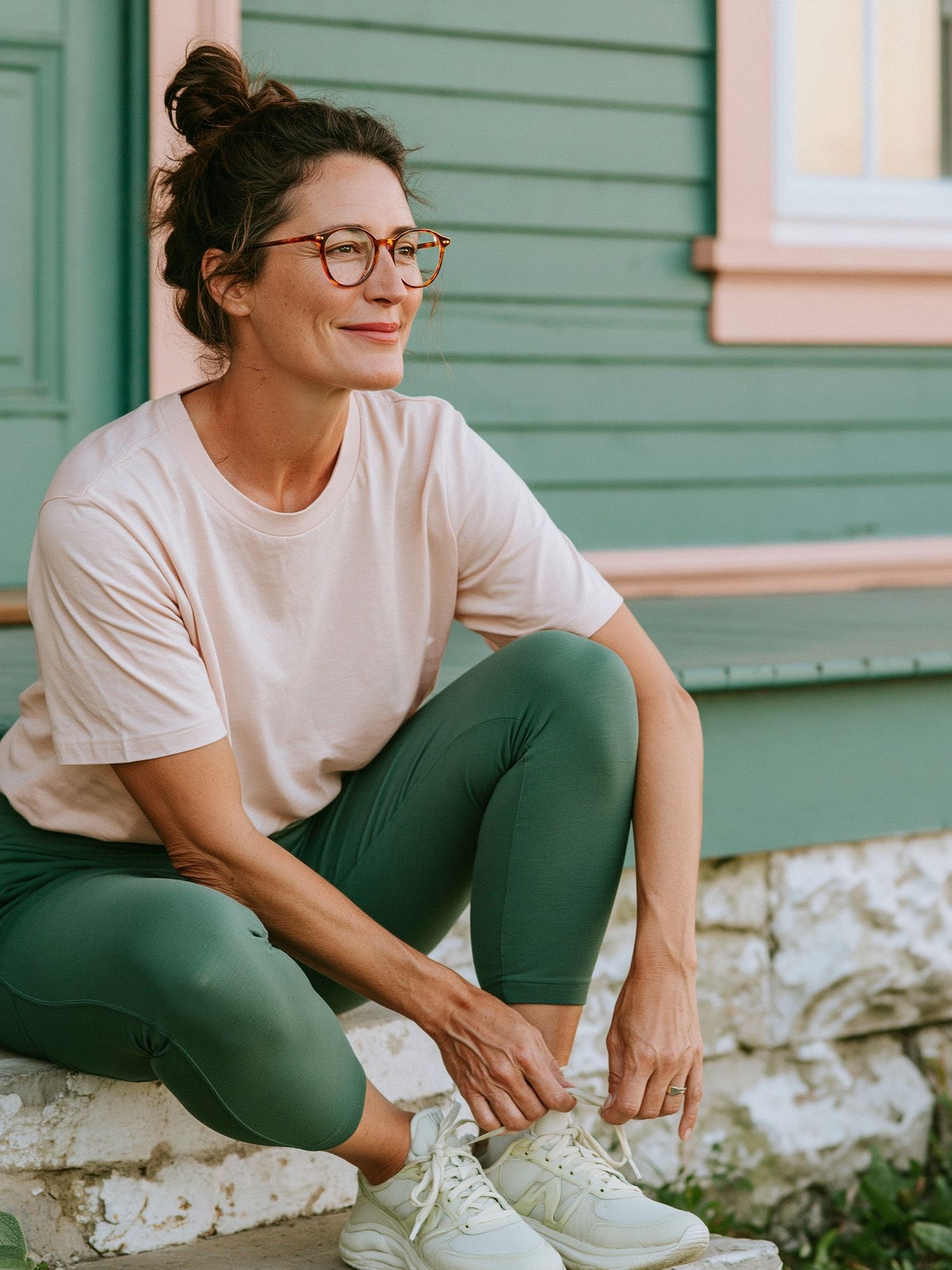 Relaxed Woman Portrait Photography Poster. poster detail