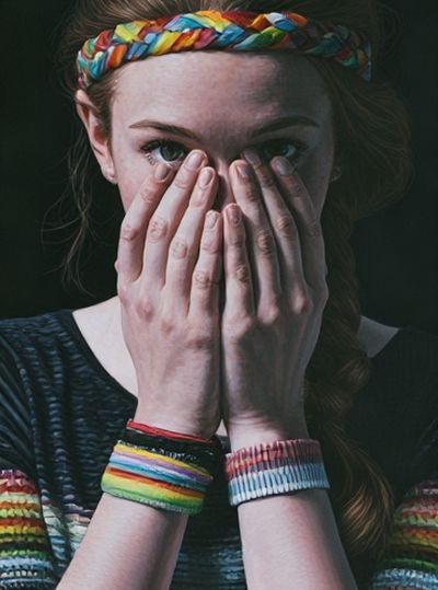 Hidden Face Portrait Poster.