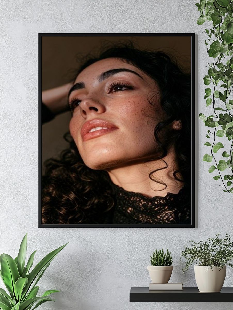 Moody Portrait Photography Poster. — room view 4