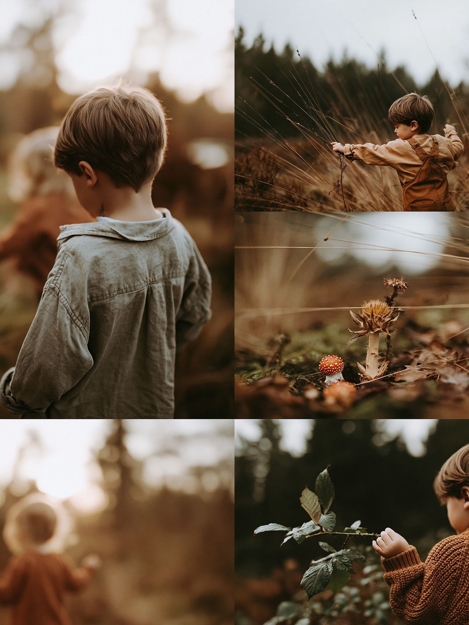 Autumn Childhood Forest Photography Poster. poster — photography art
