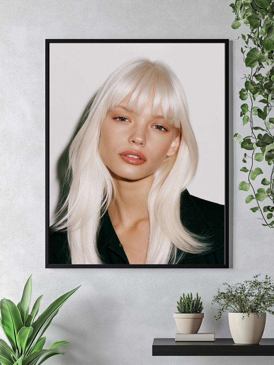 Platinum Blonde Portrait Poster. — room view 4