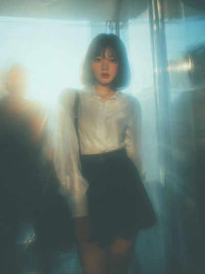 Dreamy Fashion Portrait Print. poster print