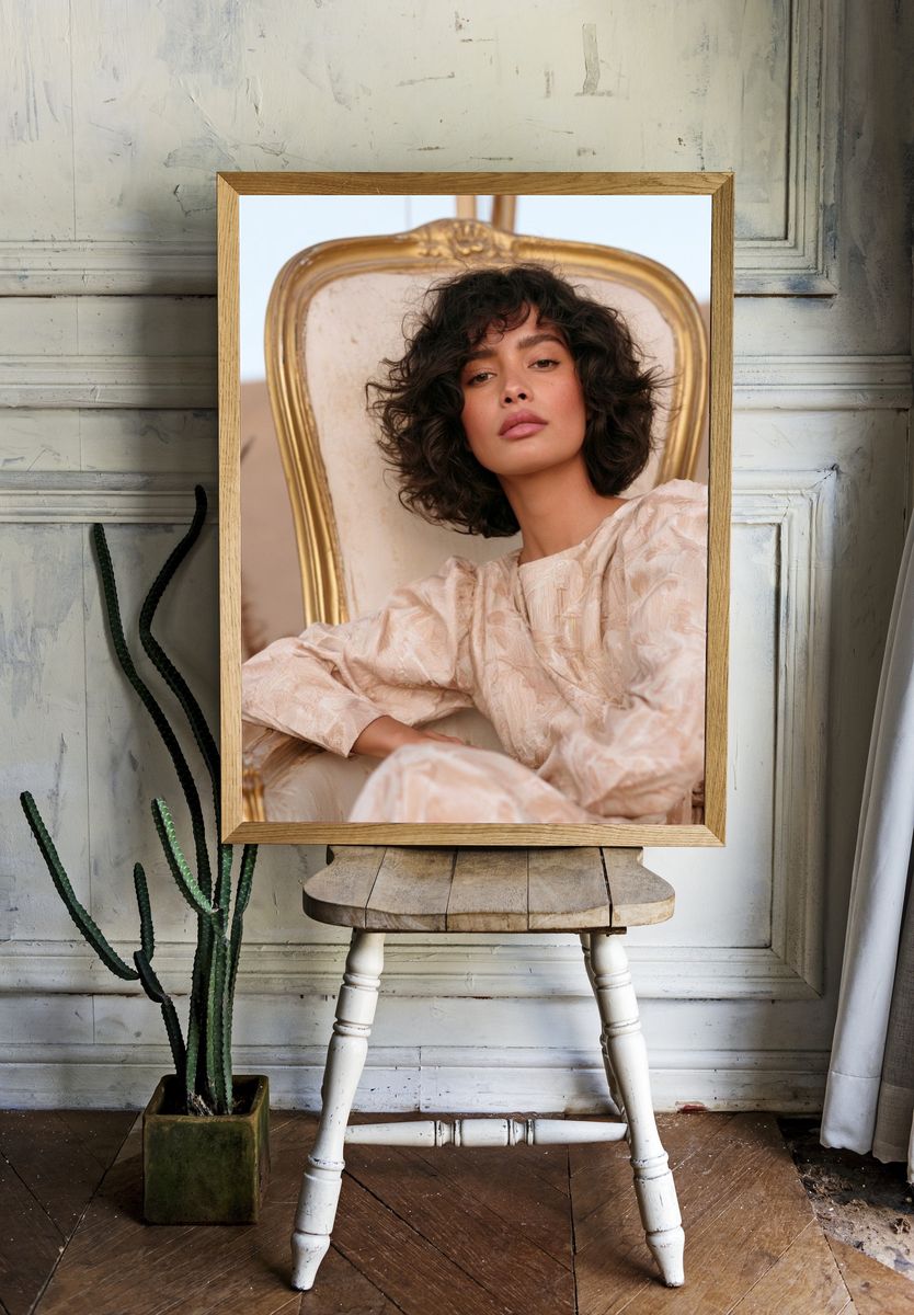 Elegant Portrait Photography Poster. — room view 1