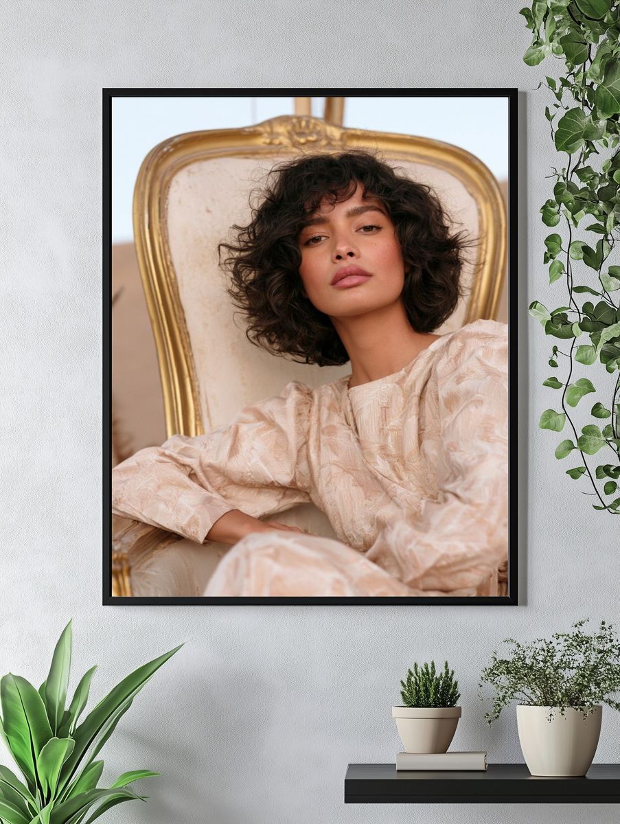 Elegant Portrait Photography Poster. — room view 4