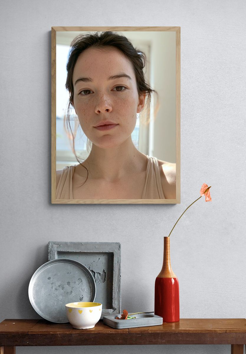 Soft Natural Portrait Photography Poster. — room view 3