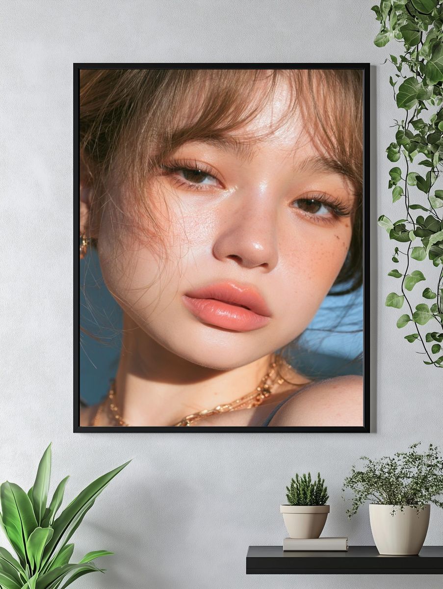 Soft Glam Portrait Photography Poster. — room view 4