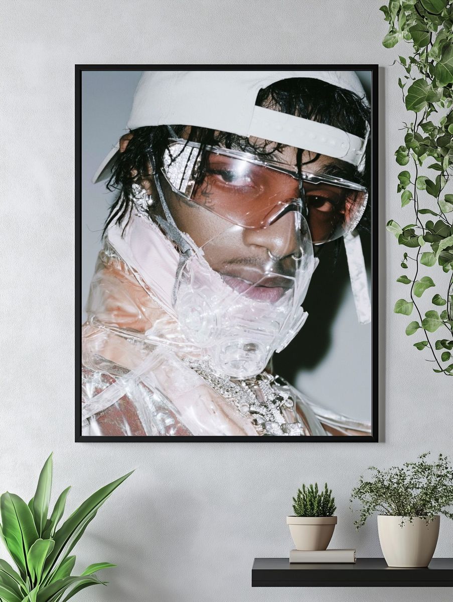 Futuristic Portrait Photography Poster. — room view 4