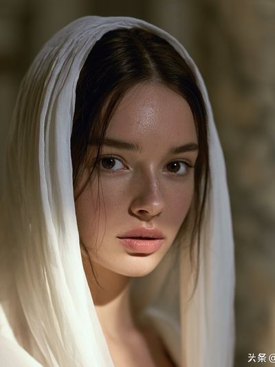 Veiled Portrait Photography Poster.