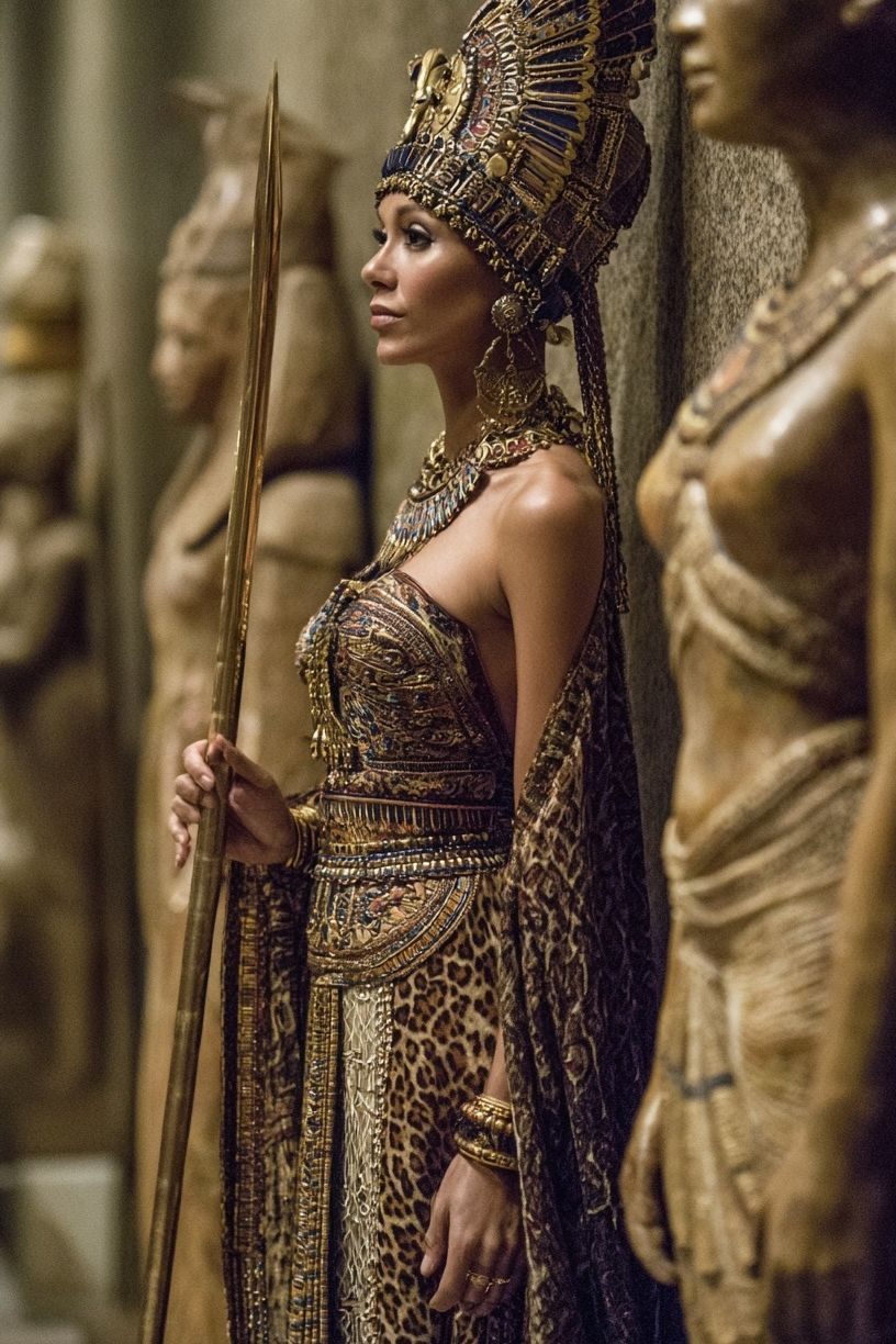 Egyptian Queen Portrait Photography Poster. poster detail