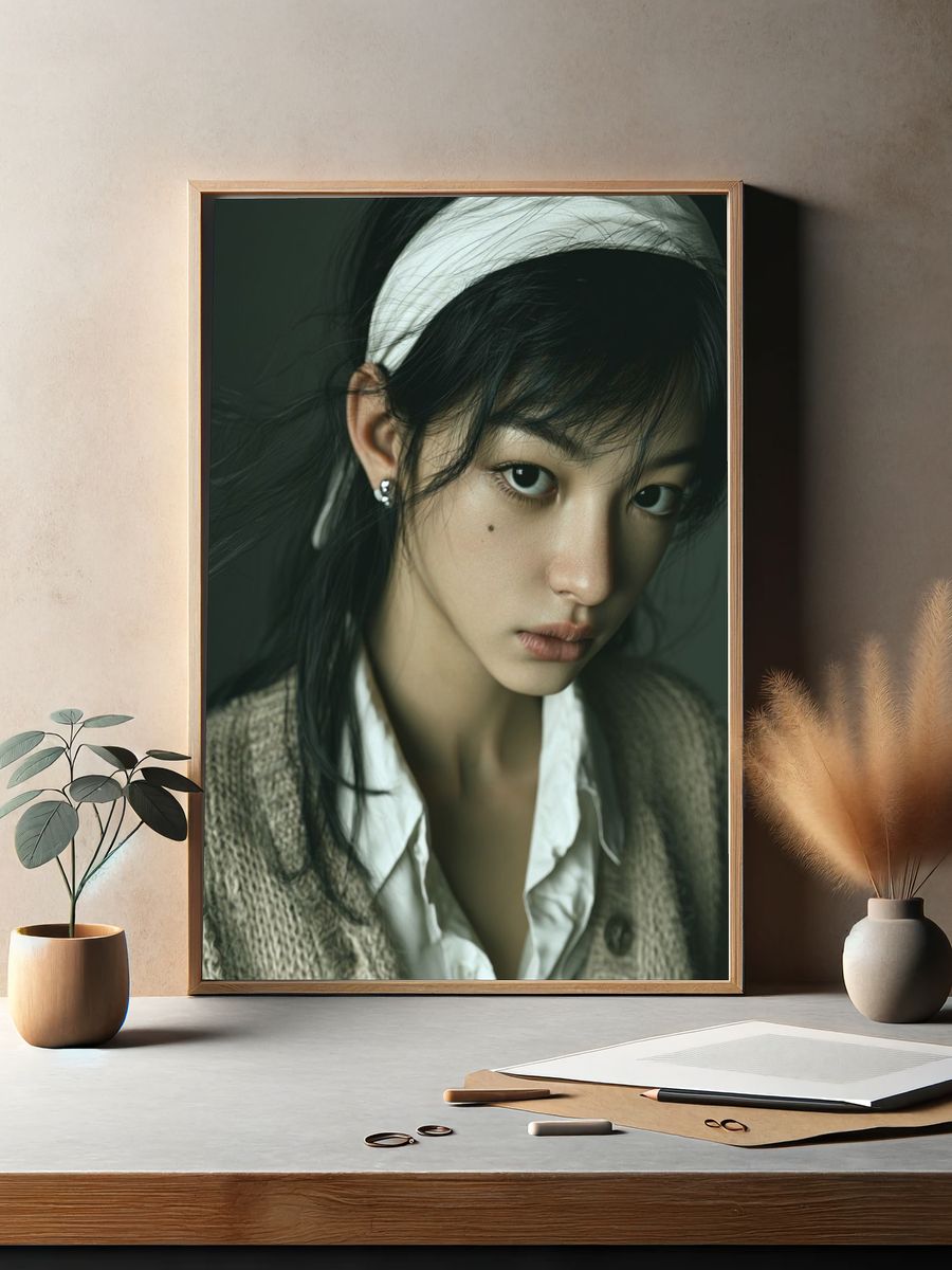 Intense Portrait Photography Poster. — room view 2