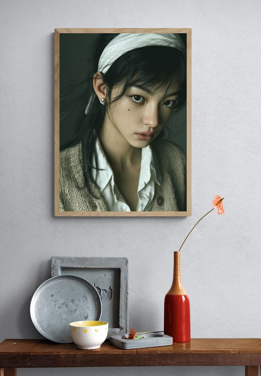 Intense Portrait Photography Poster. — room view 3