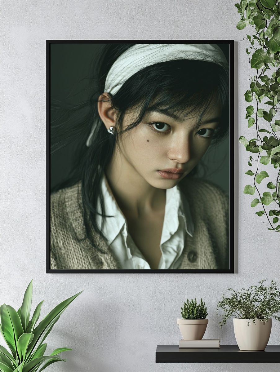 Intense Portrait Photography Poster. — room view 4