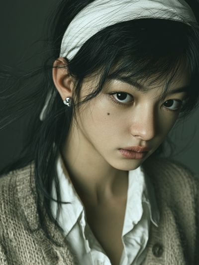 Intense Portrait Photography Poster. poster