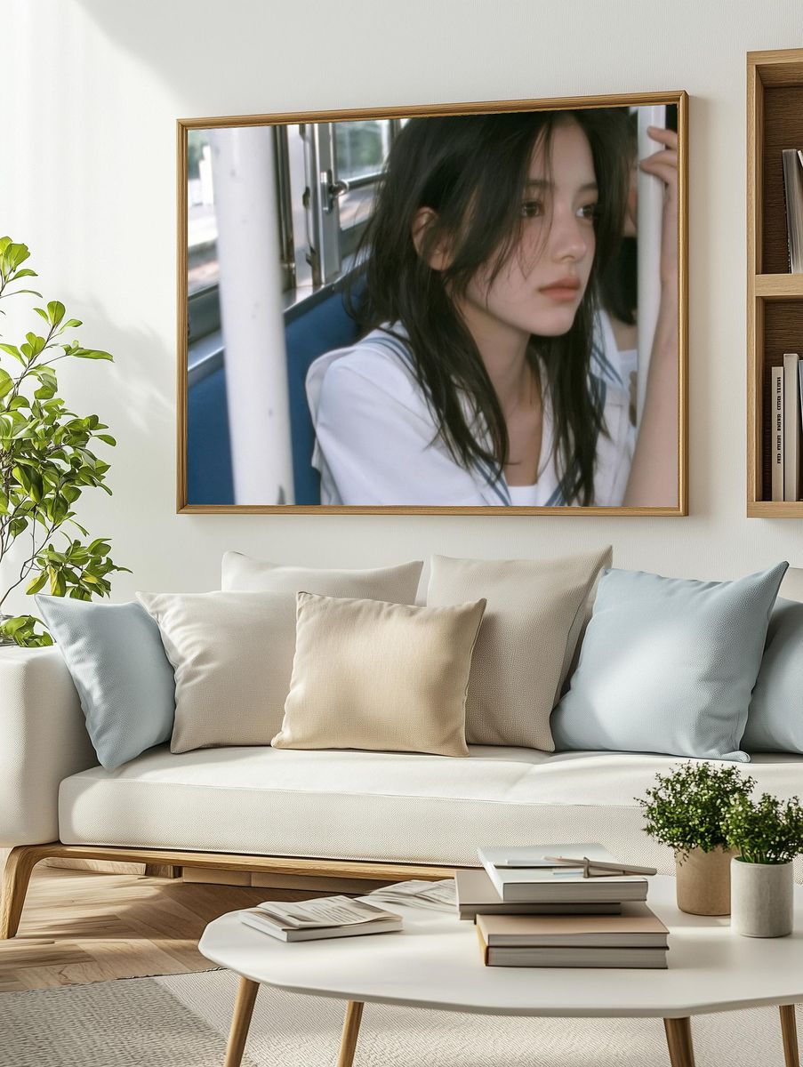 Bus Ride Portrait Photography Poster. — room view 2