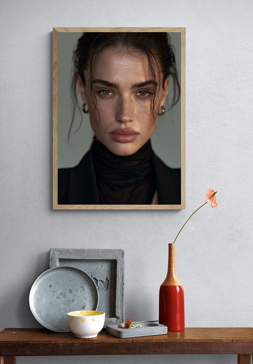 Elegant Portrait Photography Poster. — room view 3