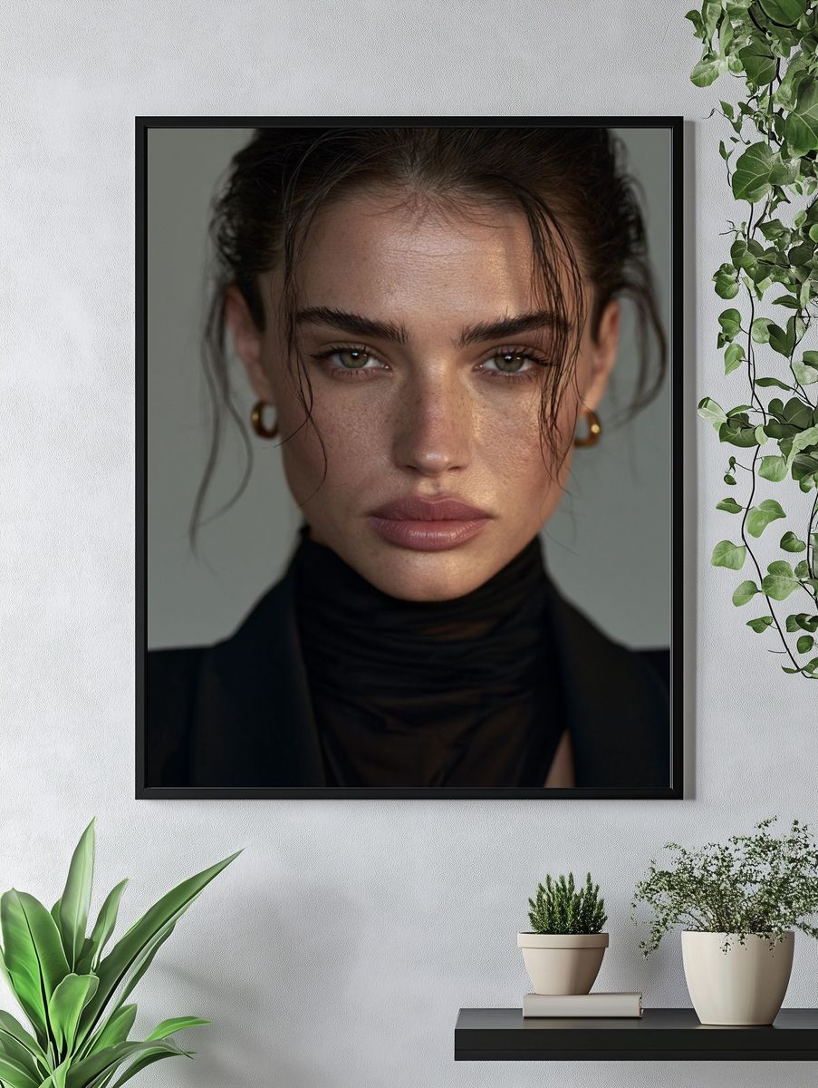 Elegant Portrait Photography Poster. — room view 4