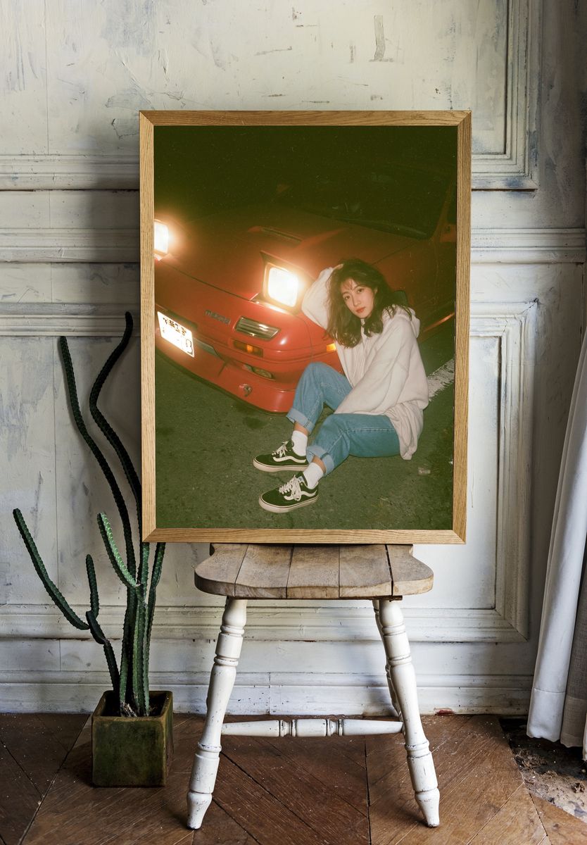Night Street Portrait with Mazda Poster. — room view 1
