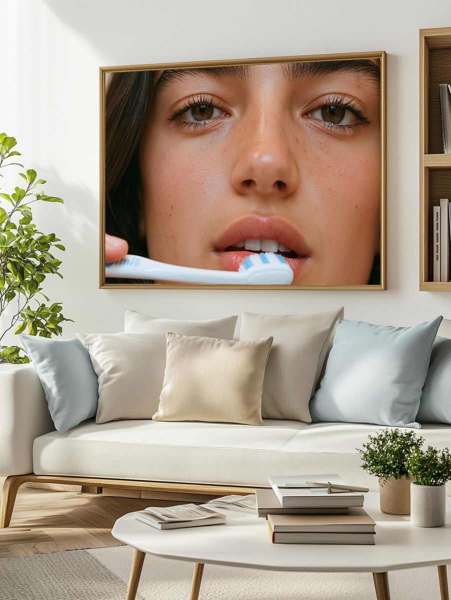 Close-Up Portrait Photography Poster. — room view 2