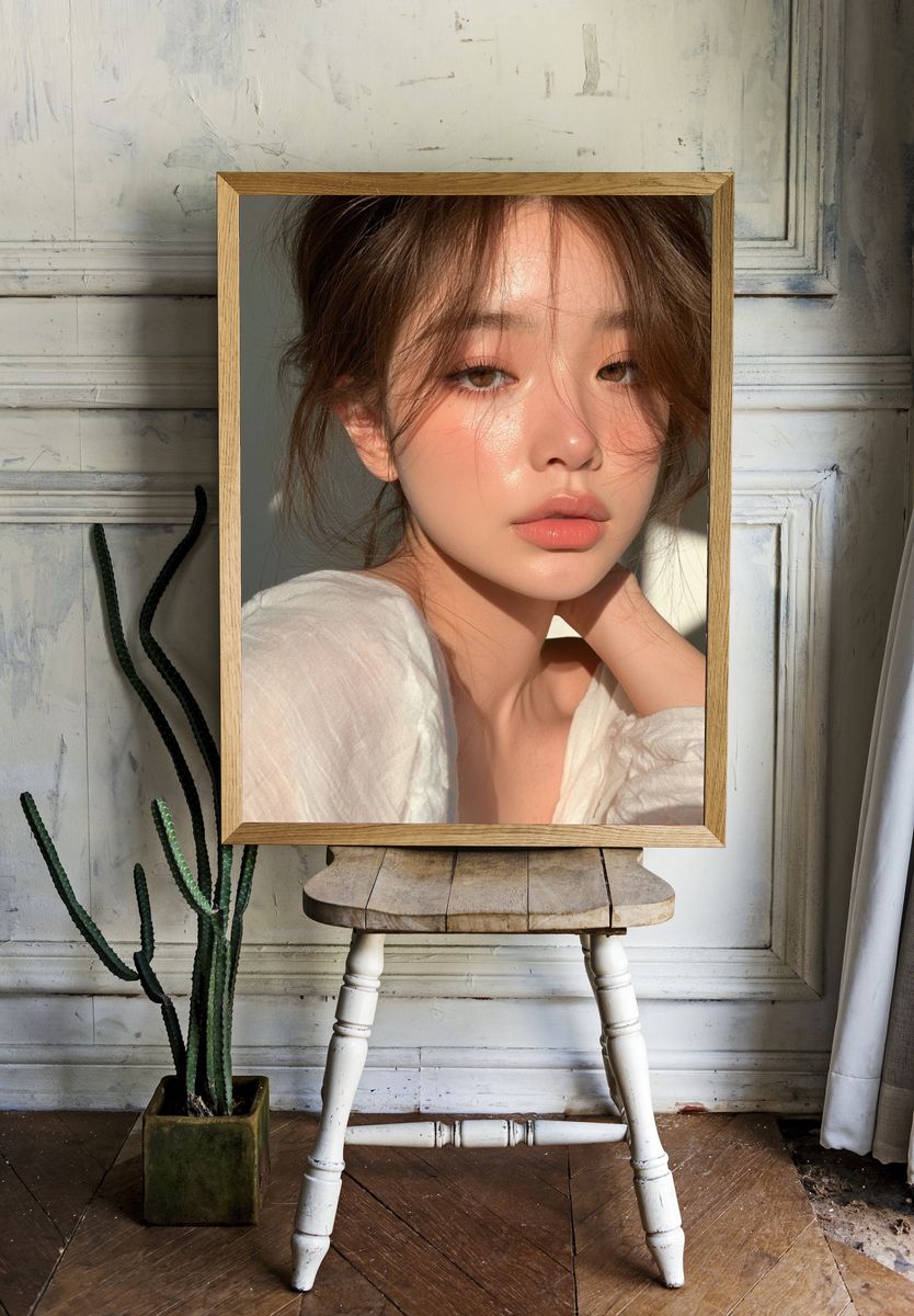 Soft Light Portrait Print. room preview