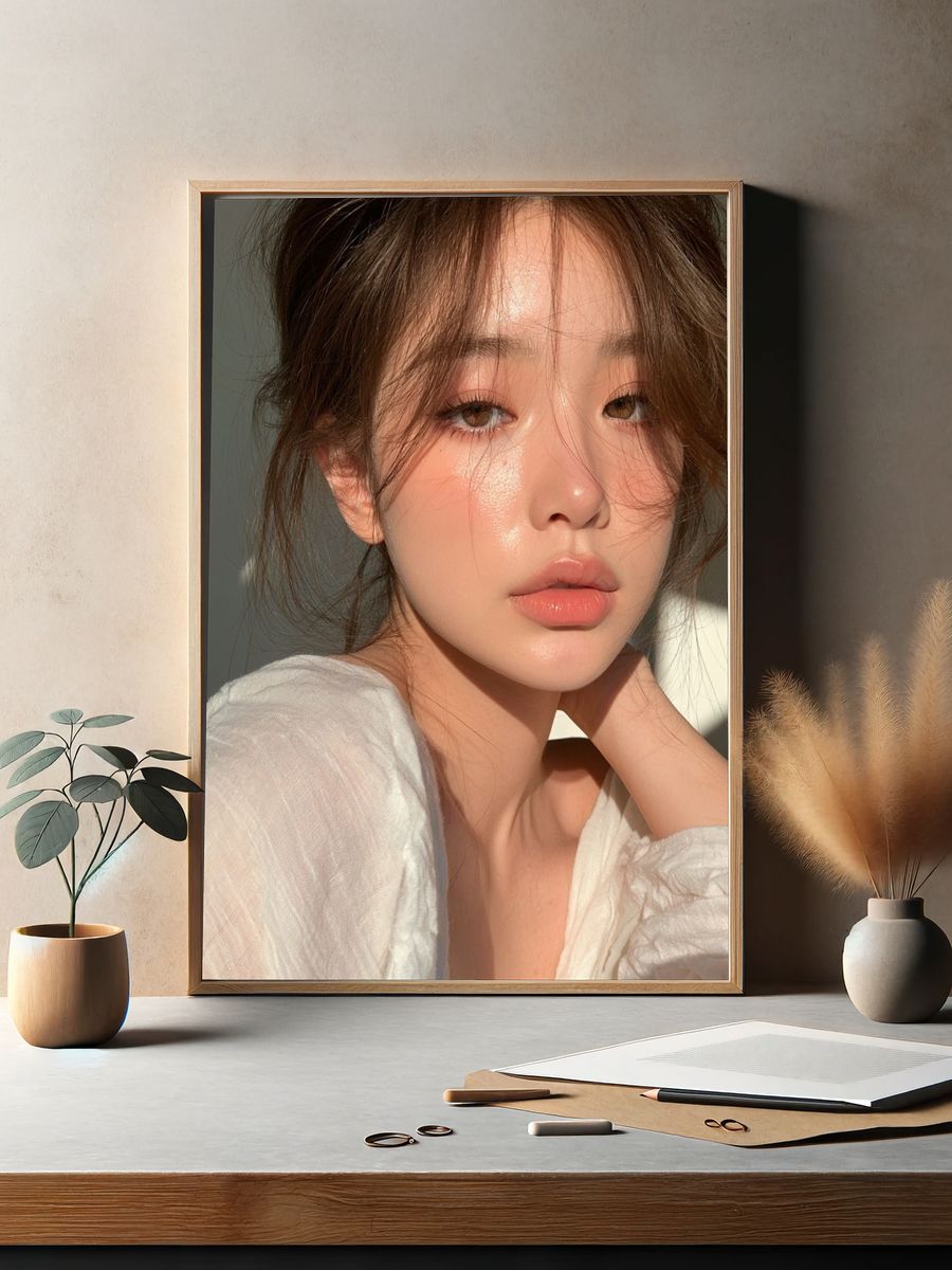 Soft Light Portrait Print. — room view 2