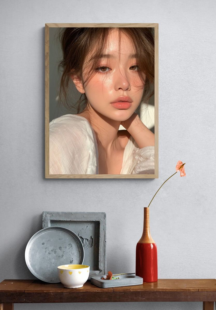 Soft Light Portrait Print. — room view 3