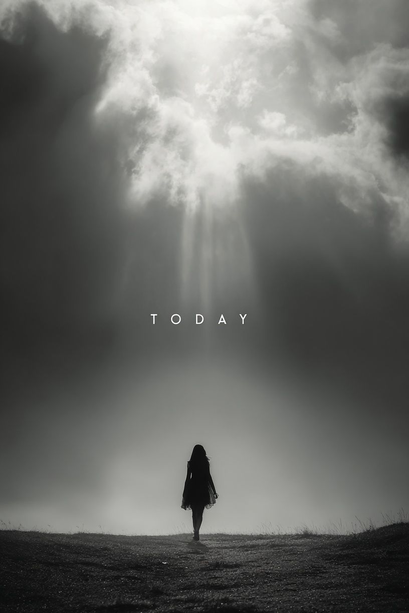 Today Silhouette Photography Poster. poster — photography art