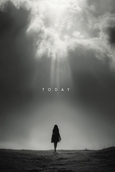 Today Silhouette Photography Poster. poster