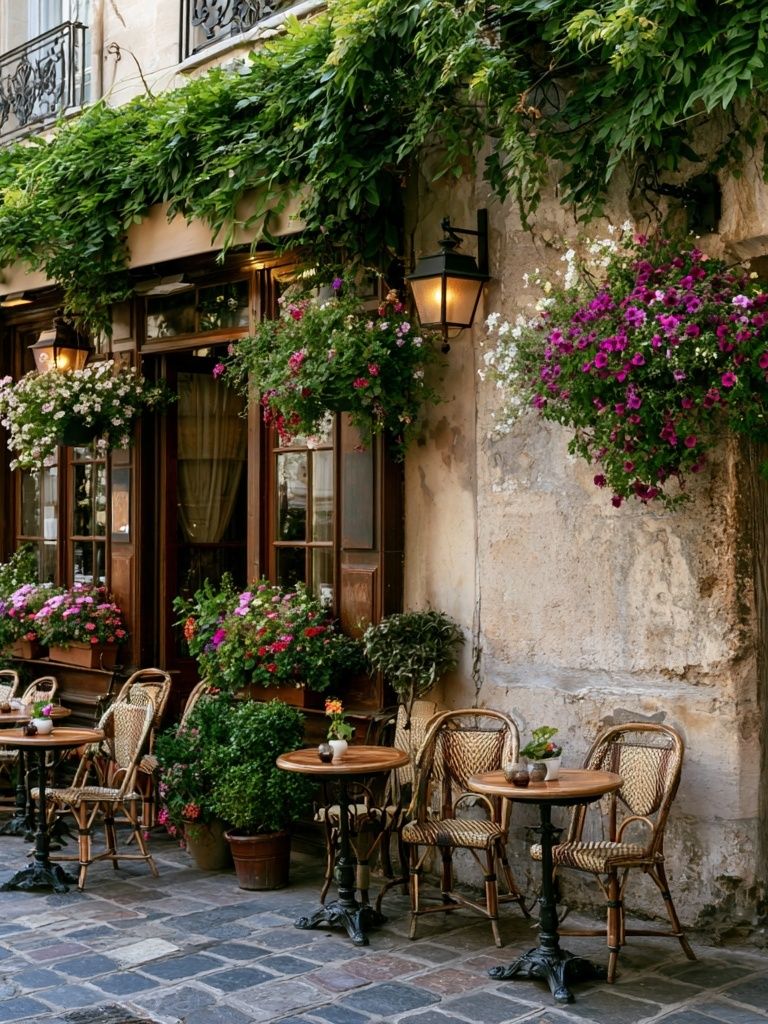 Parisian Café Terrace Photography Poster. poster — photography art