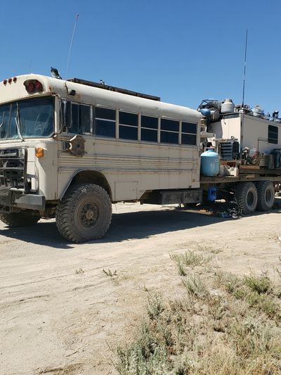 Off-Road Expedition Bus Photography Poster. poster