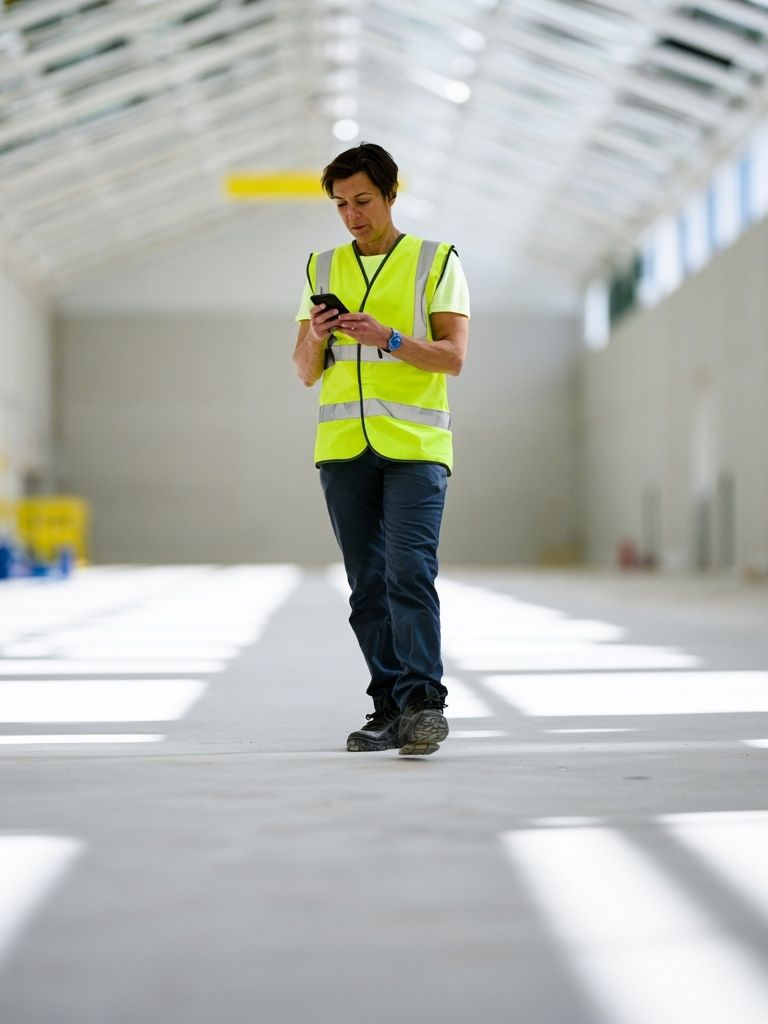 Warehouse Worker Photography Poster. poster detail
