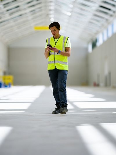 Warehouse Worker Photography Poster. poster print