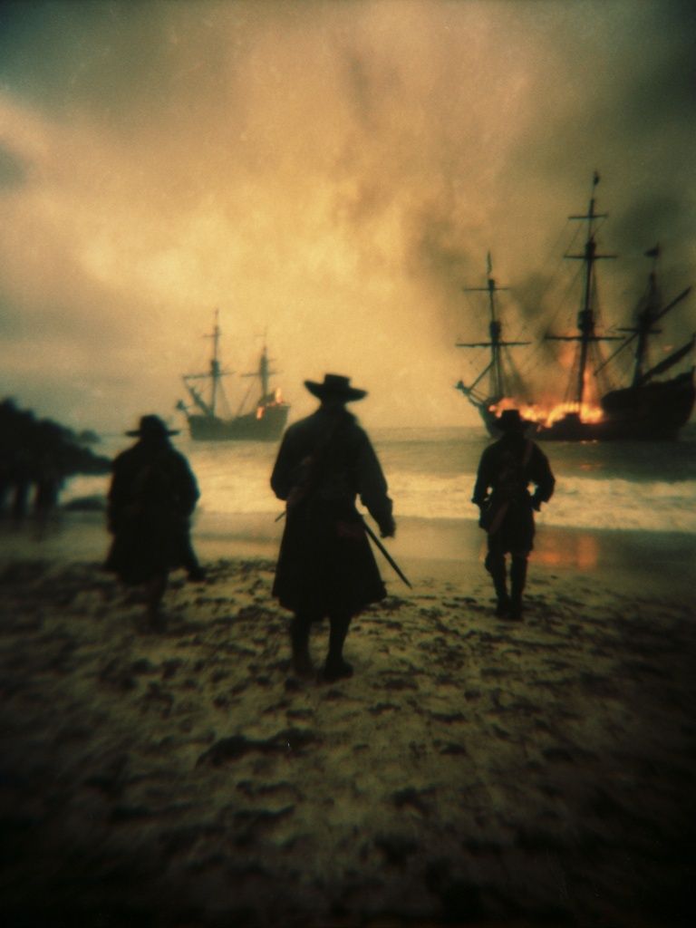 Pirate Shipwreck — Fine Art Print. poster detail