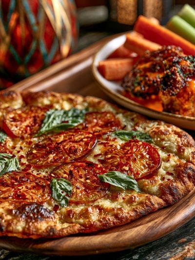 Gourmet Pizza Food Photography Poster. poster