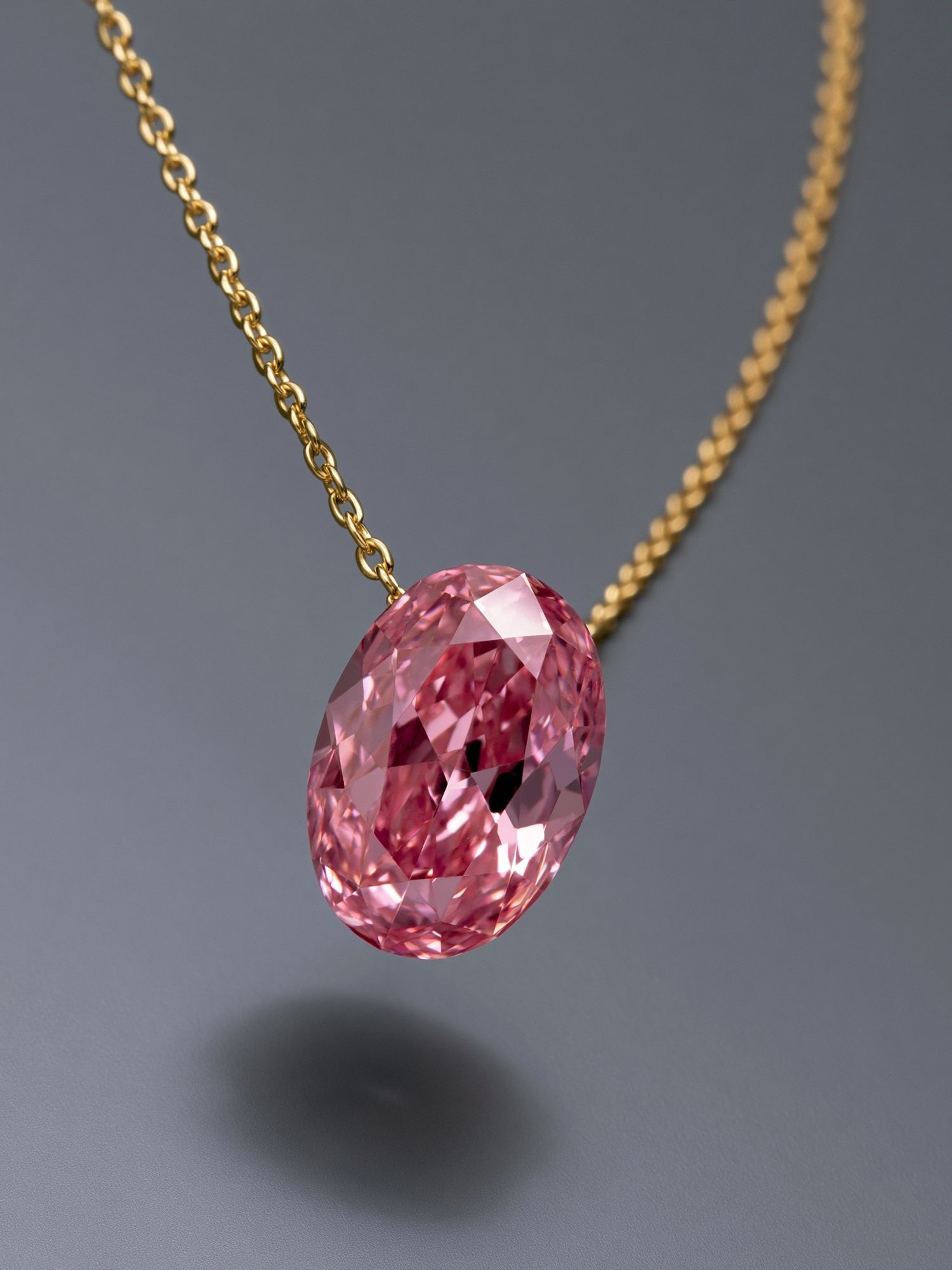 Pink Gem Pendant Photography Poster. poster — photography art