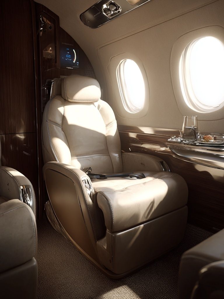 Private Jet Cabin Photography Poster. poster — photography art