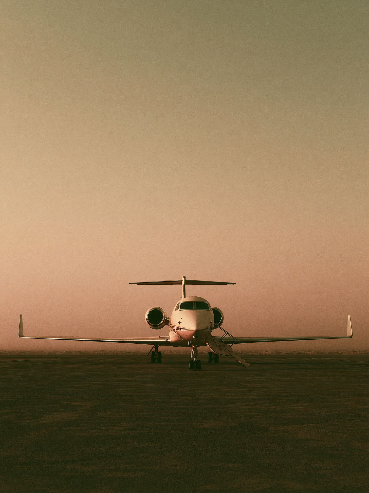 Private Jet Runway Photography Poster. poster detail