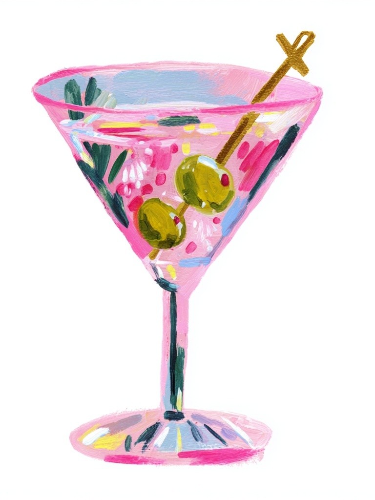 Pink Martini — Illustration Print.
