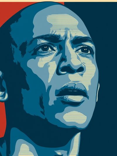 Obama Pop Art Poster.