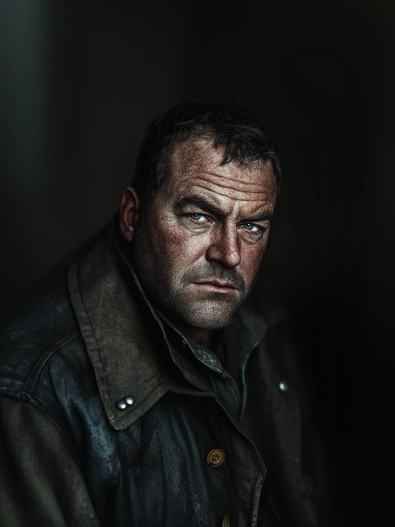 Moody Man Portrait Print. poster — photography art