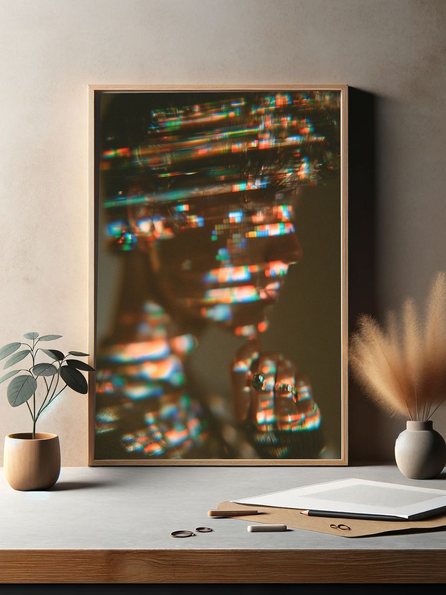 Prismatic Profile Photography Poster. — room view 2