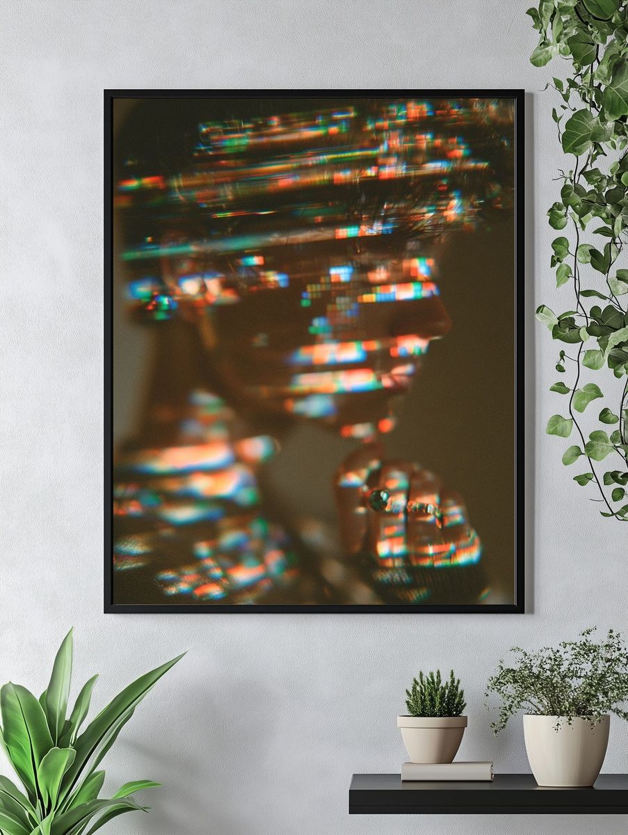 Prismatic Profile Photography Poster. — room view 4