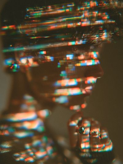 Prismatic Profile Photography Poster. poster