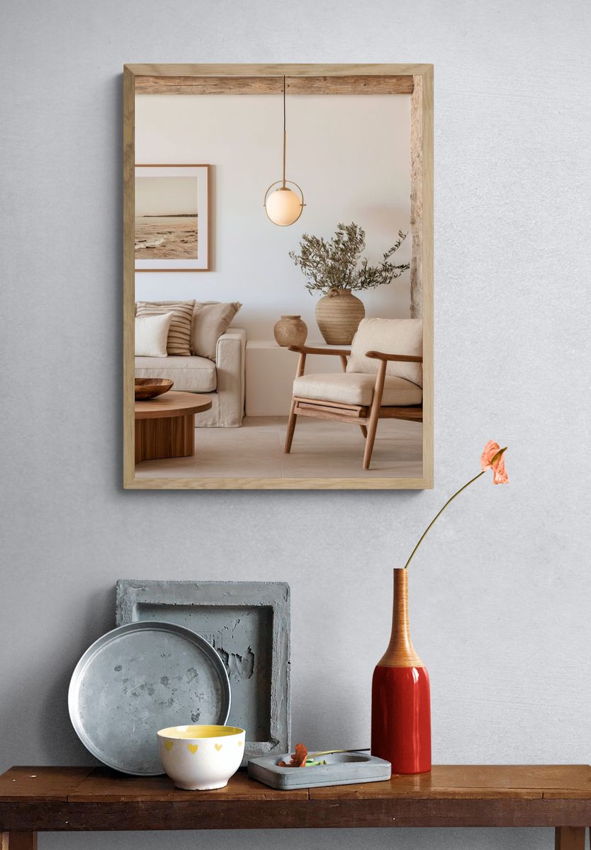 Minimal Seascape Photography Poster. — room view 3